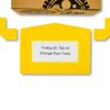 GEToolbox FEREASTRA DE TEXT® "Plus Arrow" 1/3 A4 ORANGE