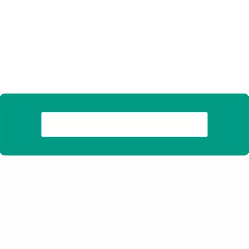 Fereastră de etichetare pentru marcare podea PLUS 75MM x 300MM VERDE GEToolbox® 