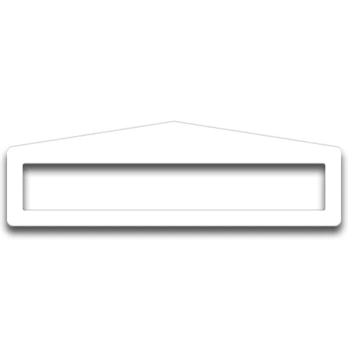 Fereastră de etichetare pentru marcare podea PLUS ARROW 45 x 300MM ALB GEToolbox® 