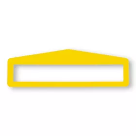   Feliratablak padlójelölő PLUS ARROW 45 x 300MM SÁRGA GEToolbox® 