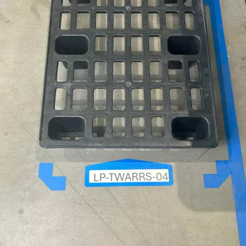 Feliratablak padlójelölő PLUS ARROW 45 x 300MM NARANCS GEToolbox® 