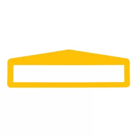   Feliratablak padlójelölő PLUS ARROW 45 x 300MM TRAFFIC SÁRGA RAL1023 GEToolbox® 