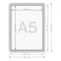 GEToolbox® Rama de mesaje A5 ALB