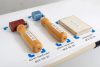 GEToolbox® Markere de Masă L-forma 5 mm ALB