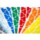 GEToolbox® Markere de Masă T-forma 5 mm ALB