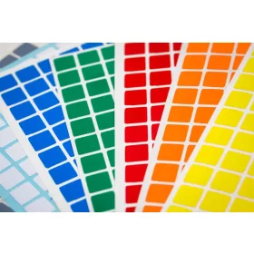 GEToolbox® Markere de Masă CVADRANT-forma 15 mm ALB