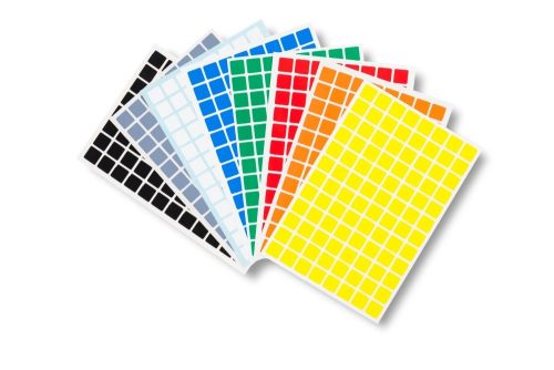 GEToolbox® Markere de Masă CVADRANT-forma 15 mm roșu