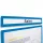 GEToolbox® Antet pentru suportul de documente "LITE" A4 portret ALBASTRU