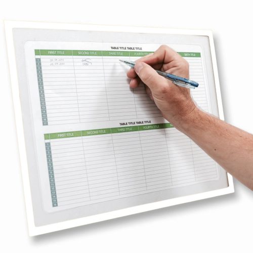 GEToolbox® "Lite" suport de documente decupat A3 ALB