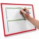 GEToolbox® "Lite" suport de documente decupat A4 ROȘU