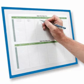   GEToolbox® "Lite" suport de documente decupat A3 ALBASTRU