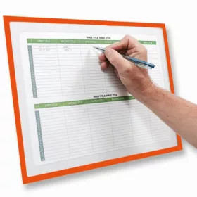   GEToolbox® "Lite" suport de documente decupat A3 ORANGE