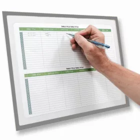  GEToolbox® "Lite" suport de documente decupat A4 GREU