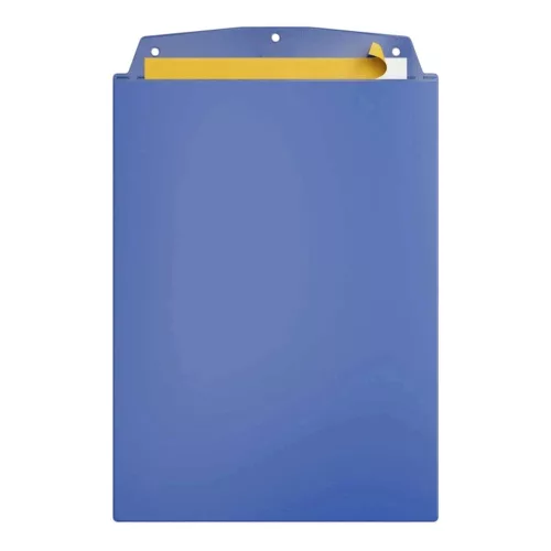 Suport vizual, A4 vertical, autocolant, albastru SIGNAL