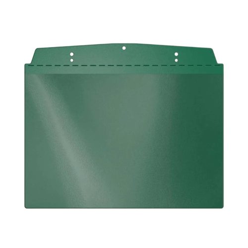 Suport vizual, A4 orizontal, cu agățătoare, verde