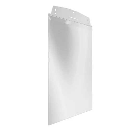 Suport vizual, A4 vertical, cu agățătoare, transparent