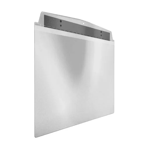Suport vizual, A4 orizontal, cu bandă magnetică, transparent
