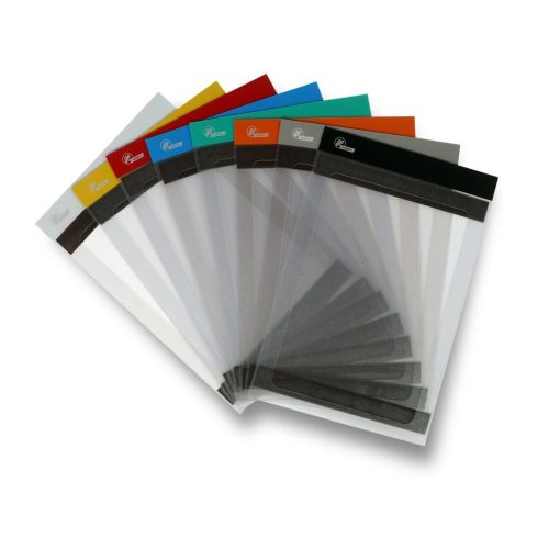 "QUICK CHANGE" Suport magnetic de documente "CUT-OUT" A4 Portret NEGRU