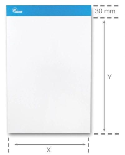 "QUICK CHANGE" Suport magnetic de documente DESIGN A4 Portret ALB